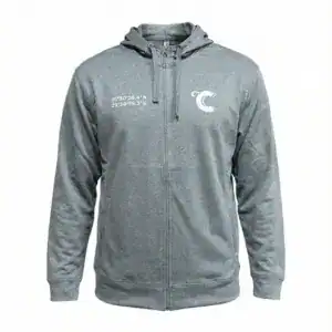 Vetoketjullinen Huppari Koordinaatit, Aikuiset, Harmaa